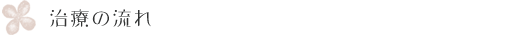 治療の流れ